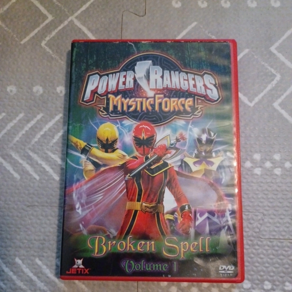 Power Ranger Mystic Force DVD - Red, Yellow, Black